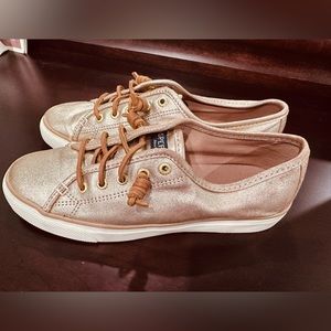 Speery Top-Sider Gold Metallic